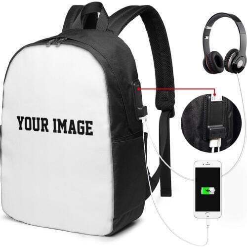 Your Image - Custom Made Backpack With USB