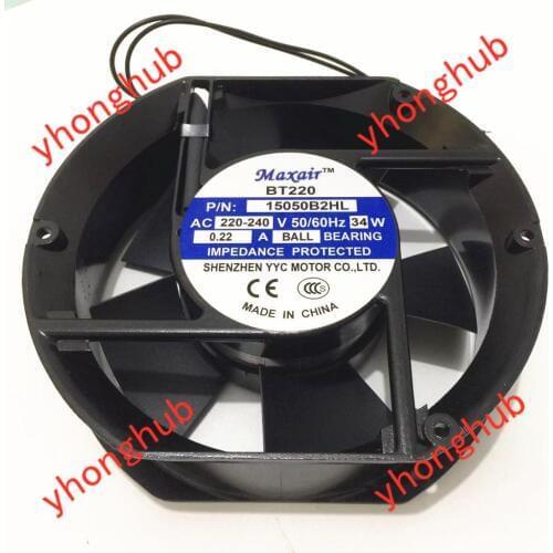 Maxair 15050B2HL AC 220V 240V 34W Server Cooling Fan