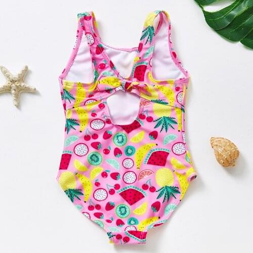 2~8Y Toddler Baby Girls Swimsuit one piece Girls Swimming outfit New 2021 Children Swimwear Kids swim costume Beachwear