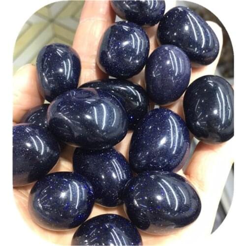 100ghigh quality healing crystals gemstone blue sandstone tumbled stone for home decoration