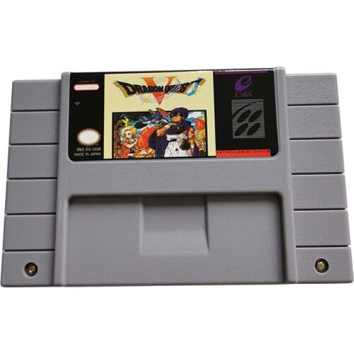 16 Bit game with box for snes game cartridge English language