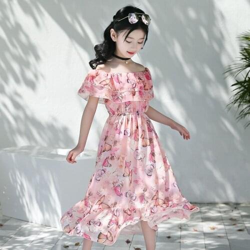 Cute Girls Flowers Dresses New Sweet Princess Vest Dress Baby Kids Girls Clothing Wedding Party sleeveless Dresses Children