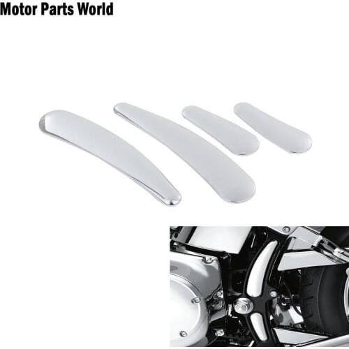 Motorcycle Swingarm Frame Insert Chrome Set For Harley Softail Night Train Deluxe FLSTN Slim FLS Fatboy Lo FLSTFB 2008-2016 2017