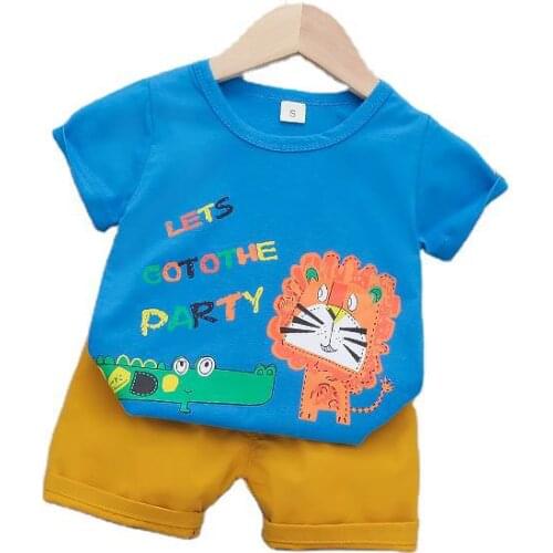 Summer Baby Clothes Suit Children Boys Fashion Shirt Shorts 2Pcs/sets Toddler Casual Clothing Infant Kids Tracksuits suit