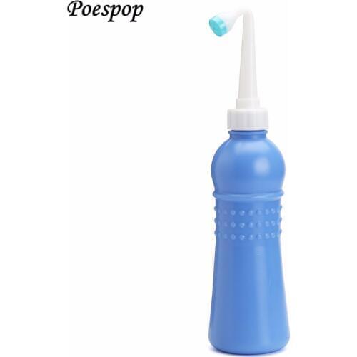 POSEPOP 400ml Portable Bidets Sprayer Travel Hand Held Empty Bidet Bottle Hygiene Personal Cleaning Washing Spray Shower