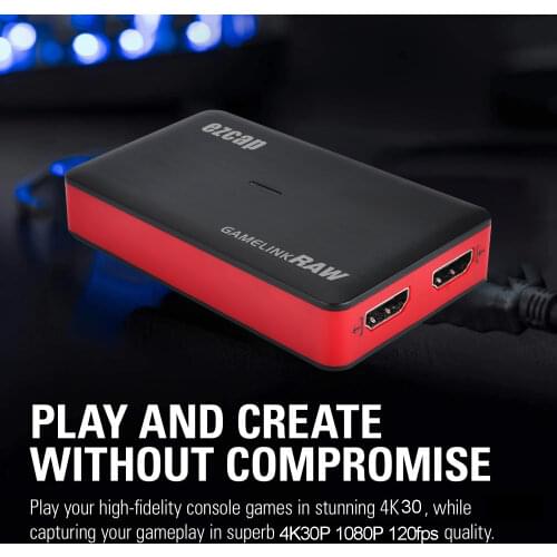 Real 4K Video Capture Card FULL HD 1080P 60fps 120fps HDMI To USB 3.0 Live Streaming Game Recording Box Mic Audio Input TV Loop