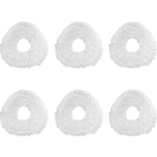Hot TOD-6PCS Mops for NARWAL Robot for Roborock YJCC001-1 Robot Vacuum Cleaner Parts