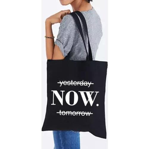 Letter Printing Fashion Large-capacity Canvas Tote Bags College Summer Female Shoulder Bags Shopper Reusable Women Shopping Bags