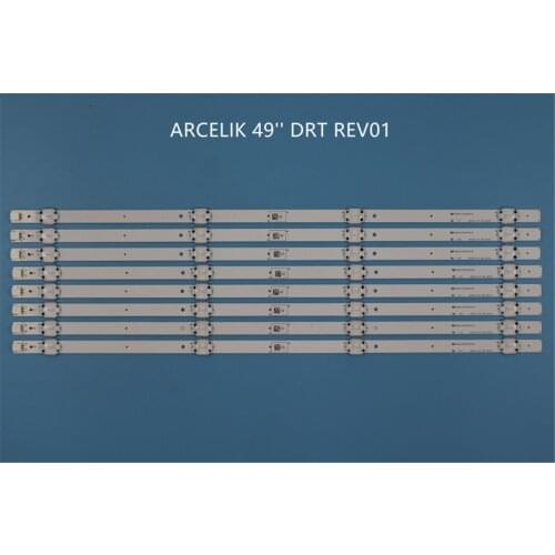 LED backlight strip 4 lamp for ARCELIK 49'' DRT_REV0.1 CRYSTAL-8X4-1313FCA-4S1P 49VLX7730 49L8752 ZVA65600-AA A49L 8752 5S