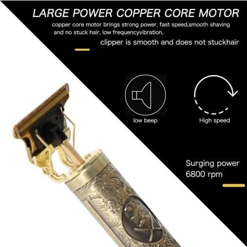 Trimmer Clippers Beard Hair Cutting Machine USB Rechargeable Electric Shaver Hair Clipper Hair Clipper Trimmer Shaver for Men