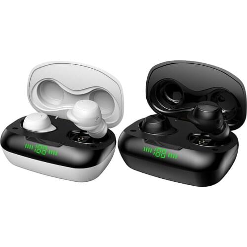 TWS-24 True Wireless Earbuds Sports Music Bluetooth 5.0 Gaming TWS Earbuds Waterproof Mini Earphones with Microphone