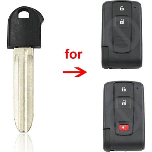 Smart Small Key Blank Blade Type TOY43 Smart Spare Key TOY43 Uncut Blade For Toyota Prius Corolla Camry Avensis Rav Verso
