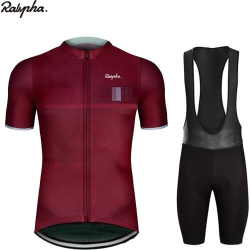Ralvpha Cycling Sets Triathlon Bicycle Clothing Breathable Anti-UV Mountain Cycling Clothes Suit Ropa ciclismo verano