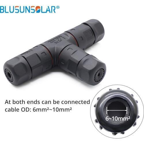 M20 T Type Waterproof Connector Thread Solder Cable Connector 2Pin 3Pin 4Pin