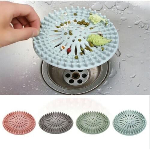 Sink Stopper Filter Catcher Drain Bathroom Hair Trap Shower Cover❤ Strainer Bath