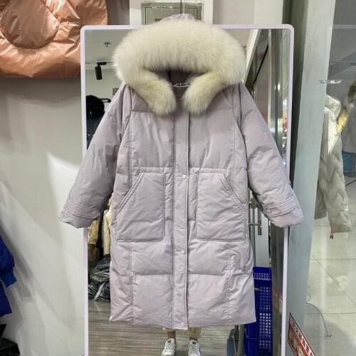 Winter Clothes Women Parkas Puffer Jacket Hooded Jackets for Women 2021 Female Midi Long Slim Down Coats Casaco Feminino HLY126