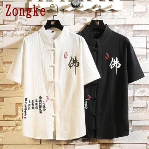 Мужские рубашки с коротким рукавом Zongke China At AliExpress