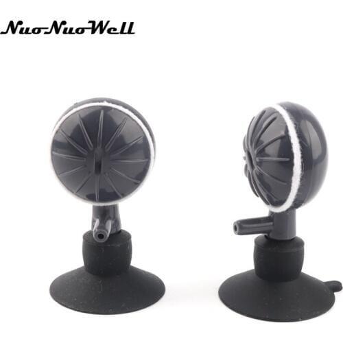 2pcs Plastic Adjustable Air stone Fish Tank Oxygen Connector Aquarium Air Pump Fittings with Suction cup Wall Aeration Diffuser