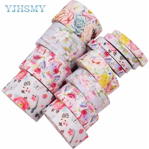 5 Yards Double Face Fabric Ribbons Flower Ribbon for Crafts, Ribbon for Floral , Flower Bouquet, Bows, Wedding, Decoration