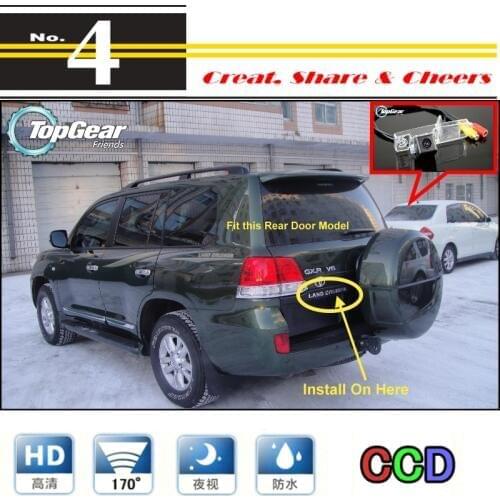 Car Camera For TOYOTA Land Cruiser J200 LC200 LC 200 V8 High Quality Rear View Back Up Camera For PAL / NTSC Use| CCD + RCA