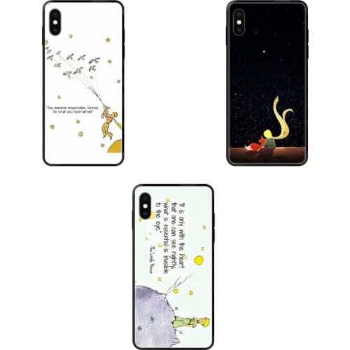 For Xiaomi Mi Note A1 A2 A3 5 5s 6 8 9 10 SE Lite Pro Ultra Retail Doctor Who Little Prince Black Soft TPU Accessories Case
