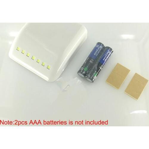 DALCAN PIR Motion Sensor Night Lamp Battery Powered Intelligent LED Night Light With Motion Sensor For Wardrobe Drawer Bedroom