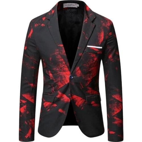 Blazer Men,Men Blazer Slim Fit,Mens Casual Suit Korean Version Slim Groomsman Bridegroom Wedding Business Occupation Suit,-5X
