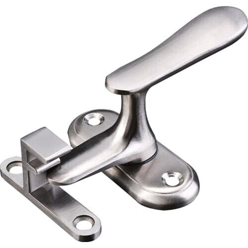 Door Latch Door Bolt Window Gate Latch Security Sliding Door Lock Pull Ring Spring Bounce Door Bolt Aluminum Latch Lock