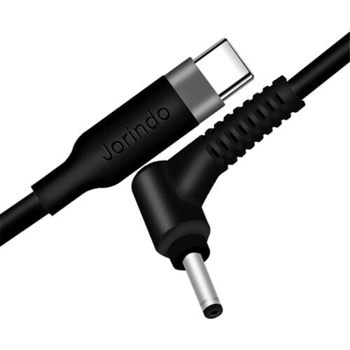 JORINDO Type-C male plug to DC5.5*2.5MM/3.5*1.35MM/4.0*1.7MM PD 12V fast charge conversion line，for Router, tablet, Tmall wizard