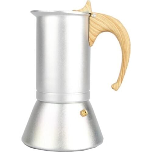 3 Cup / 6 Cup Coffee Maker Cafetera Aluminum Mocha Cafeteira Espresso Percolator Pot Coffee Maker Moka Pot Stovetop Coffee Maker