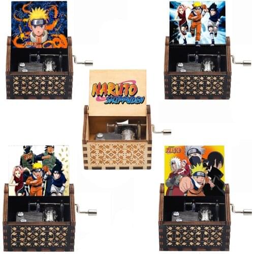 Uchiha Shippuden Music Theme Music Box Kakashi Stand Portable Music Box Christmas Birthday Gift Decoration