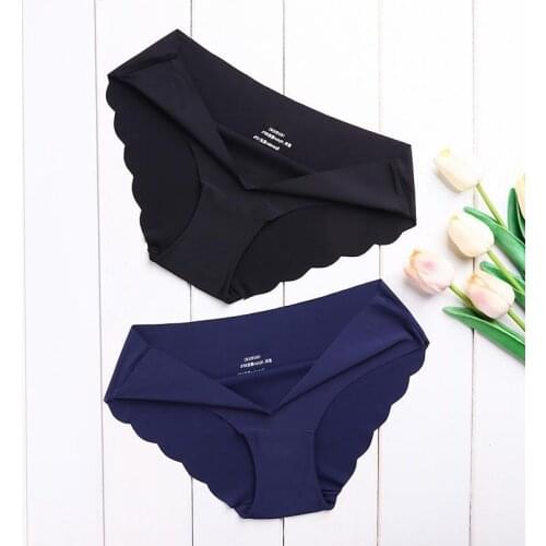 BZEL Solid Seamless Womens Panties Sports Breathable Underwear Sexy Ruffles Briefs Comfort Healthy Lingerie Hot Sale Underpants