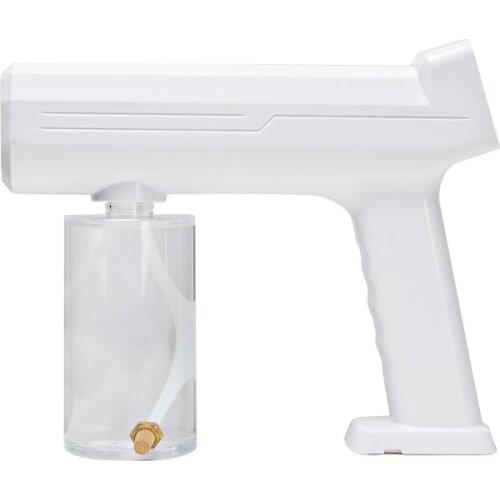 Kids Adult Handheld Nebulizer Portable Atomizer 300Ml Blue Light Nano Steam Atomizing Fogger Disinfection Sprayer USB Charging