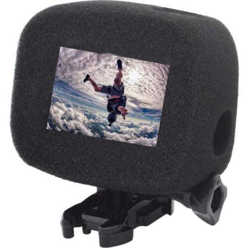 Foam Windproof Cover Windshield Windscreen Case Sponge Cover For GoPro Hero 5 6 7 black Camera Frame