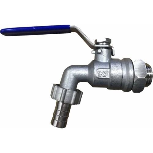 1/2inch Tap / Ball Valve with 13mm Barb (RoboBrew or BrewZilla Ball Valve) HOMEBERW