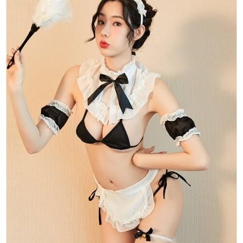 Sexy Lingerie Sexy Maid Uniform Sexy Underwear Suits Sexy Lingerie Cute Apron Type Maid Maid Uniform Temptation Drop Shipping