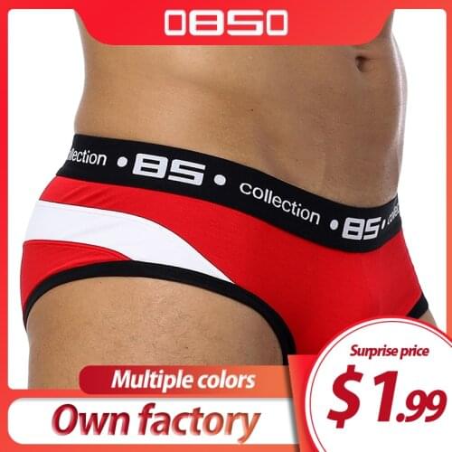 Brand Men Underwear Sexy Men Briefs Breathable Mens Slip Cueca Male Panties Underpants Briefs 4 colors B105