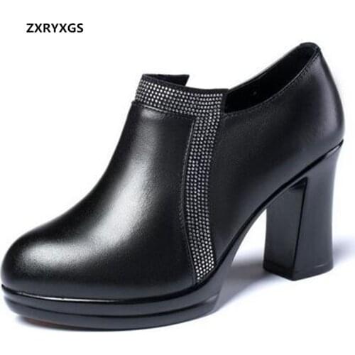 2021 New Beautiful Rhinestone Red Womens Wedding Shoes High Heels Non-slip Genuine Leather Shoes Elegant Fashion Women Pumps