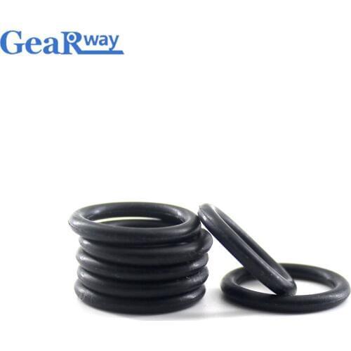 Gearway Black NBR 3.1mm CS O Ring Seal Gasket Oil Resistant Oring Seal 10/11/12/15/18/20/24/25/28/30mm O-ring Sealing Gasket