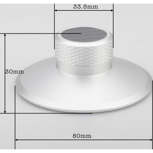 High Quality Audiocrast 130S carbon fiber aluminum alloy LP Vinyl Turntables Metal Disc Stabilizer Record Weight/Clamp HiFi