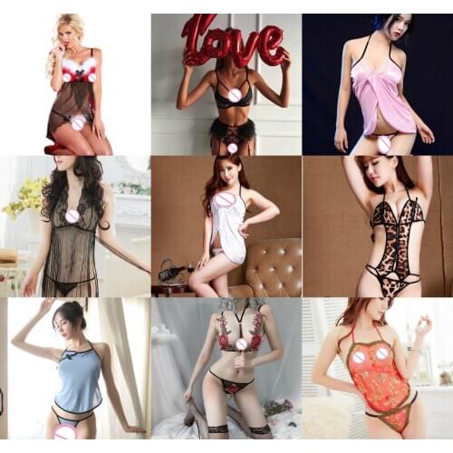 Womens Christmas Babydolls Sexy Costumes Lingerie Lace Club Play Party Dress Nightwear Underwear