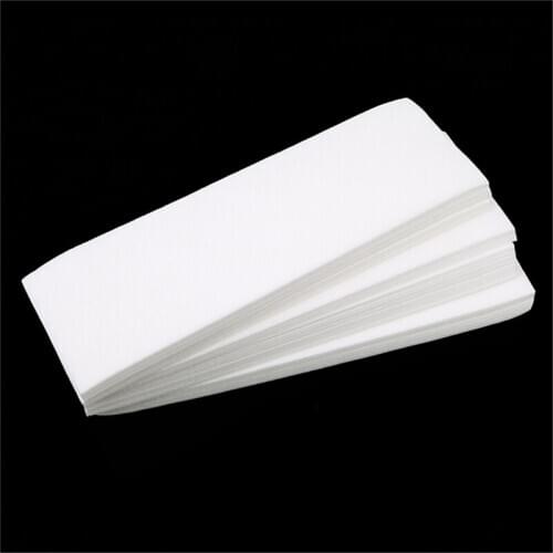 100pcsNon Woven Epilator Wax Strip Body Cloth Hair Remove Wax Paper Rolls High Quality Hair Removal Wax Strips Pad