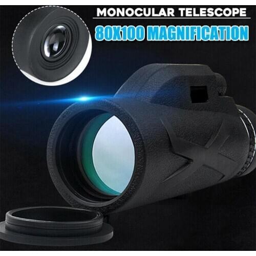 80x100 High Magnification Monoculars 10000M Binoculars Outdoor Sports Professional Hunting Telescope HD Night Vision Telescop