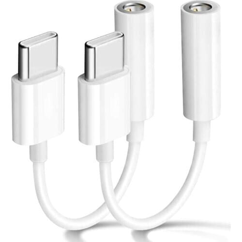 Top USB C to Headphone Jack Adapter,for iPad Pro,Pixel 4 3 2 XL, Galaxy S20 Ultra Z Flip S20+ Note 10and More USB C Devices