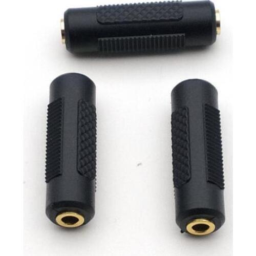 50 pcs Gold Plate Female to Female Stereo 1/8" 3.5mm Jack Audio Connector