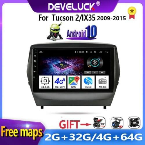 2 Din Android 10 Car Radio Multimedia Video Player For Hyundai Tucson 2 LM IX35 2009-2015 2din Stereo GPS Navigation IPS Screen