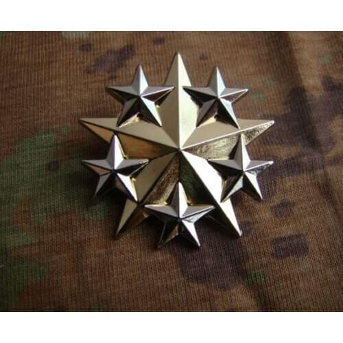 MILITARY US UNITED STATES ARMY SIX STAR GENERAL RANK META HAT BADGE