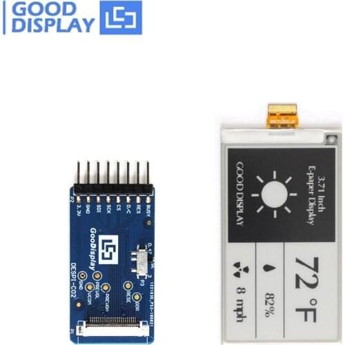 3.71 Inch UC8171 416x240 Eink Display Module With Epaper HAT