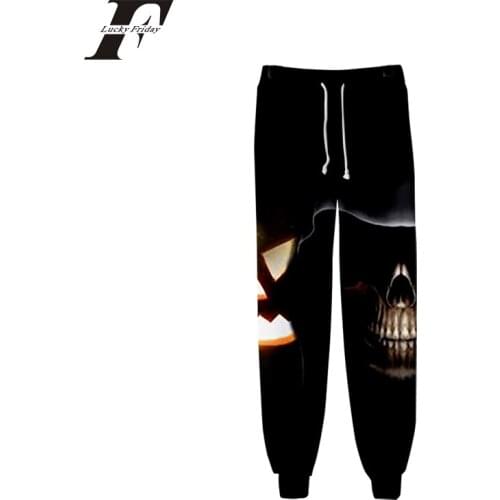 Halloween 3D Printed Jogger Pants Women/Men Fashion Streetwear Long Pants Hot Sale 2019 Trendy Sweatpants kpop