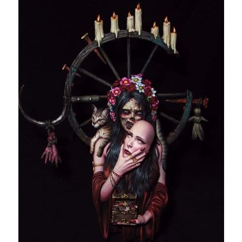 1/10 Resin Model Bust GK,vampire, Unassembled and unpainted kit